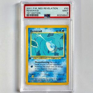 PSA 9 Remoraid Mint 50/105  Neo Revelation 1st Edition 2001 Pokémon 60258847
